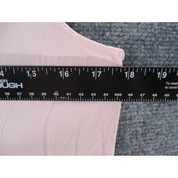 Lord Taylor Shirt Womens Large Pink Tank Top Scoop Neck Stretch Knit Sleeveless - Picture 3 of 8